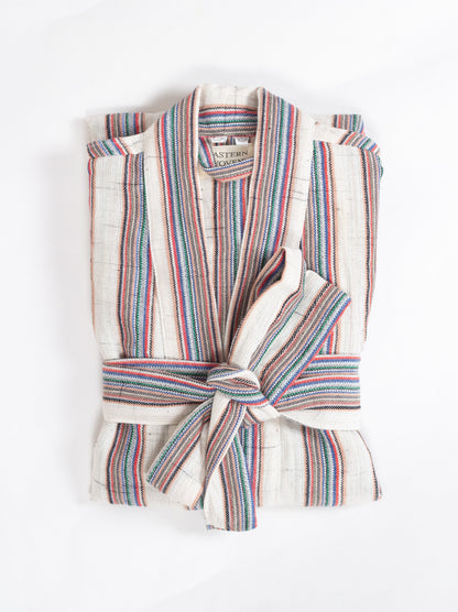 Gocek Cotton Linen Turkish Peshtemal Kimono Robe – view 2