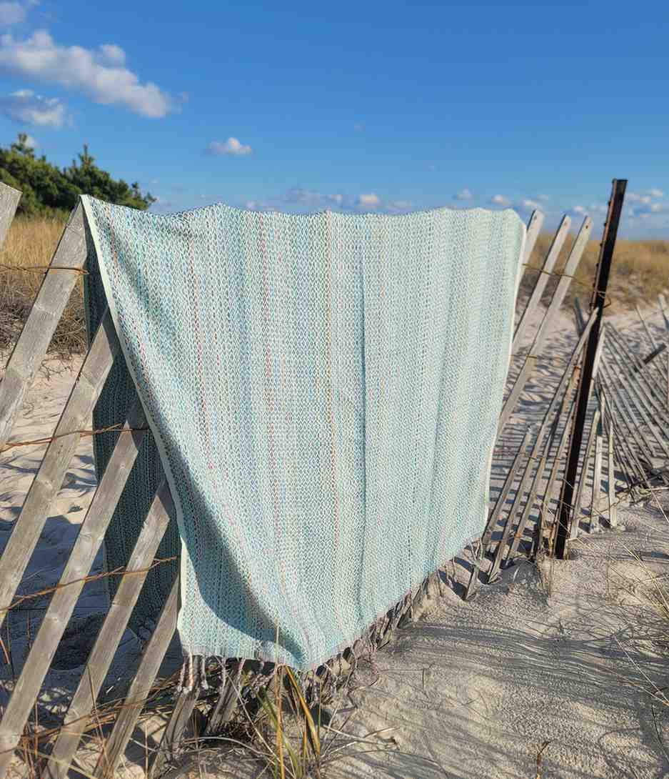 ALA Peshtemal Turkish Cotton Towel, Handwoven 40 x 70 Inch Beach Towel – view 26