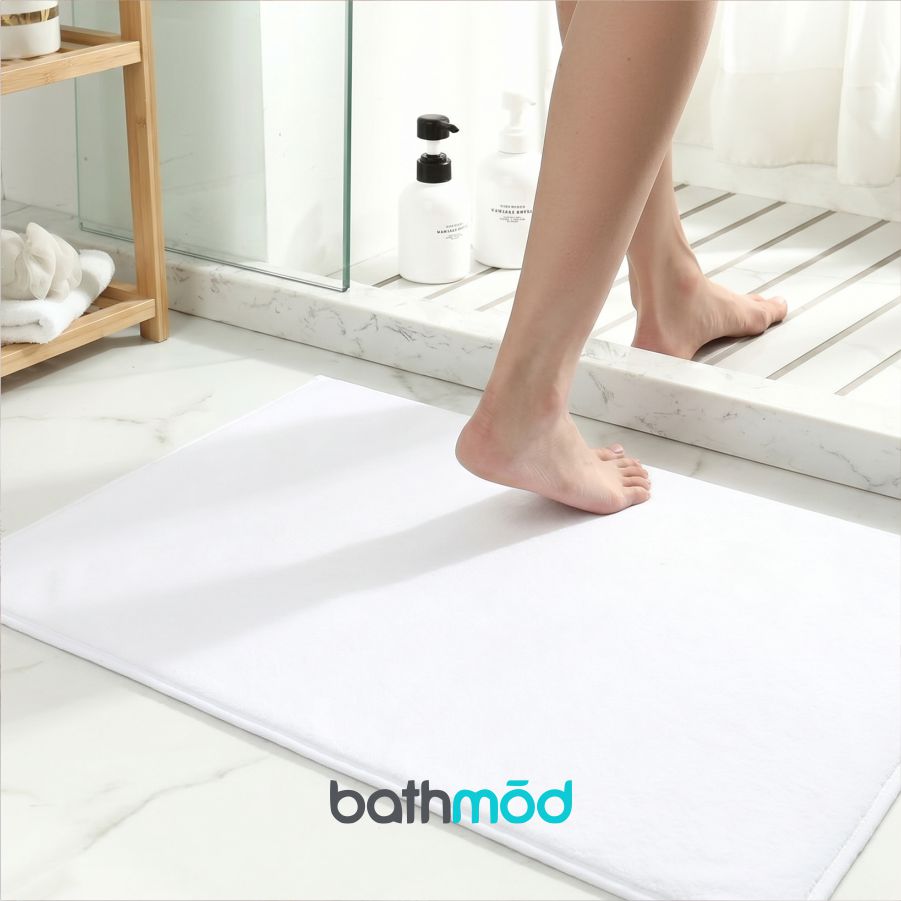 Luxury Organic Turkish Cotton Bath Mats, Four Pack – view 3