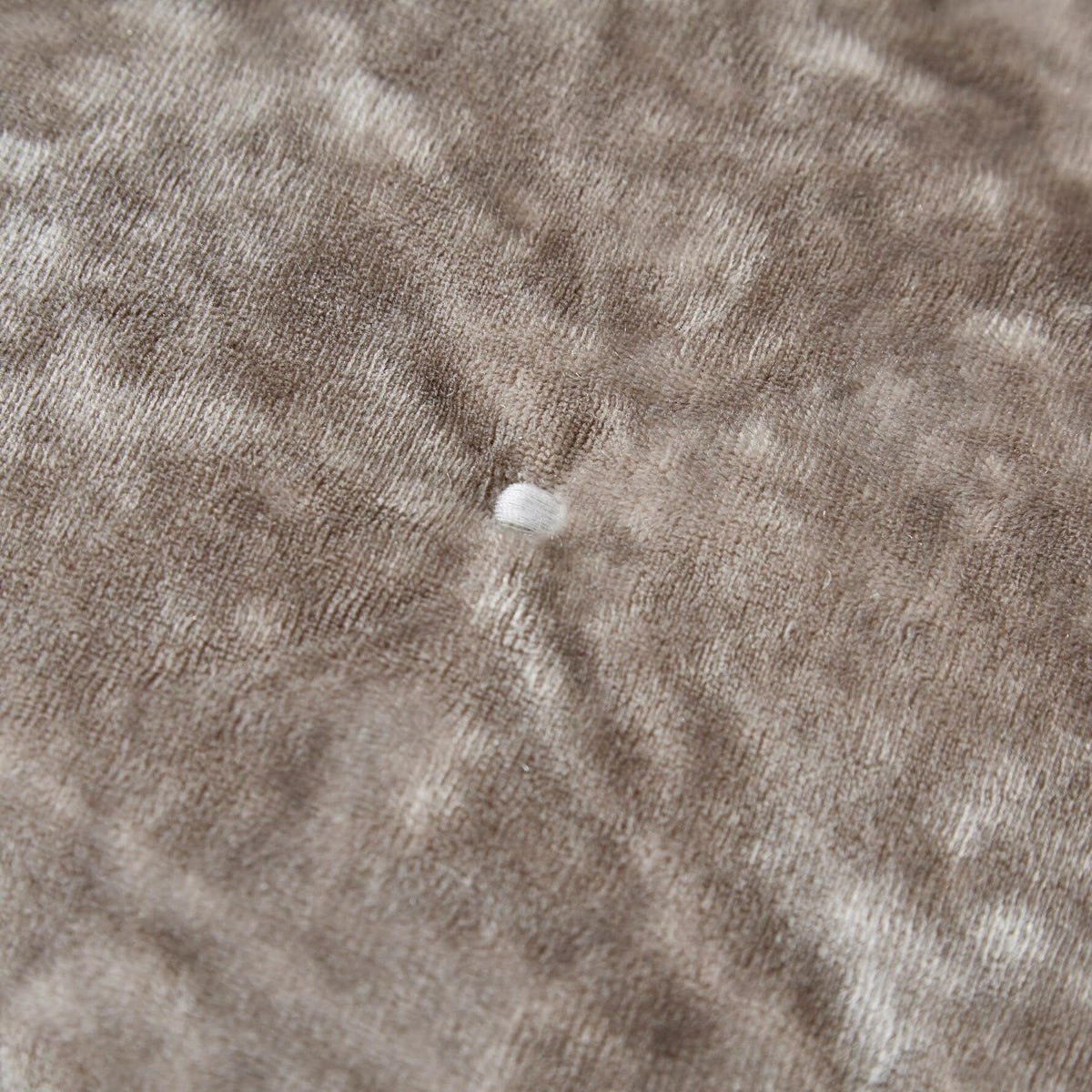Sand Taupe Beige Tufted Velvet Quilt Set – Plush Dreams – view 4