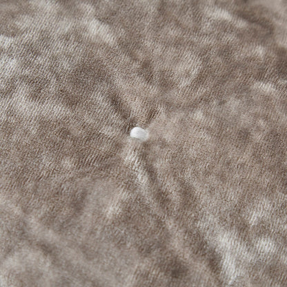 Sand Taupe Beige Tufted Velvet Quilt Set – Plush Dreams – view 4