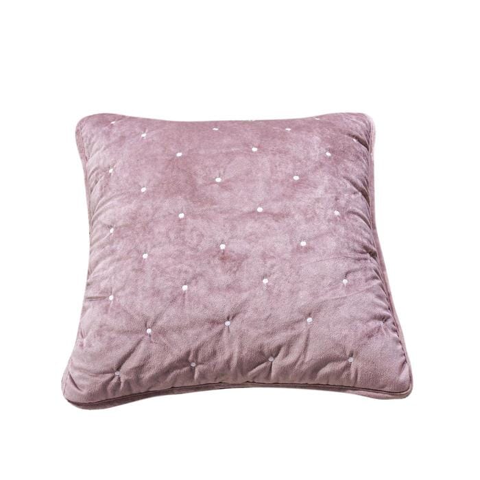 Velvet Dreams Mauve Purple Diamond Tufted Euro Sham and Covers – view 2