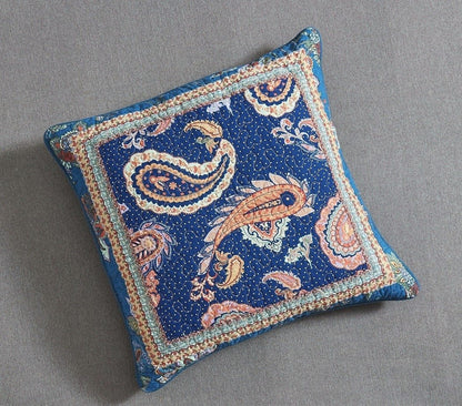 Bohemian Cotton Patchwork Paisley Euro Sham, 26 x 26 – view 3