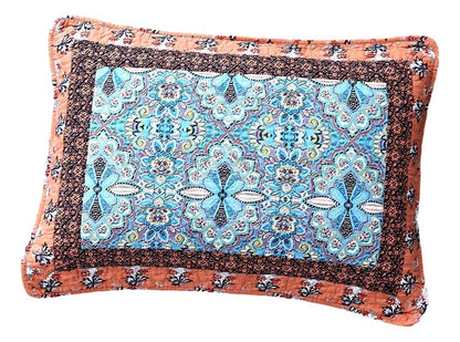Cotton Patchwork Paisley Floral Pillow Sham