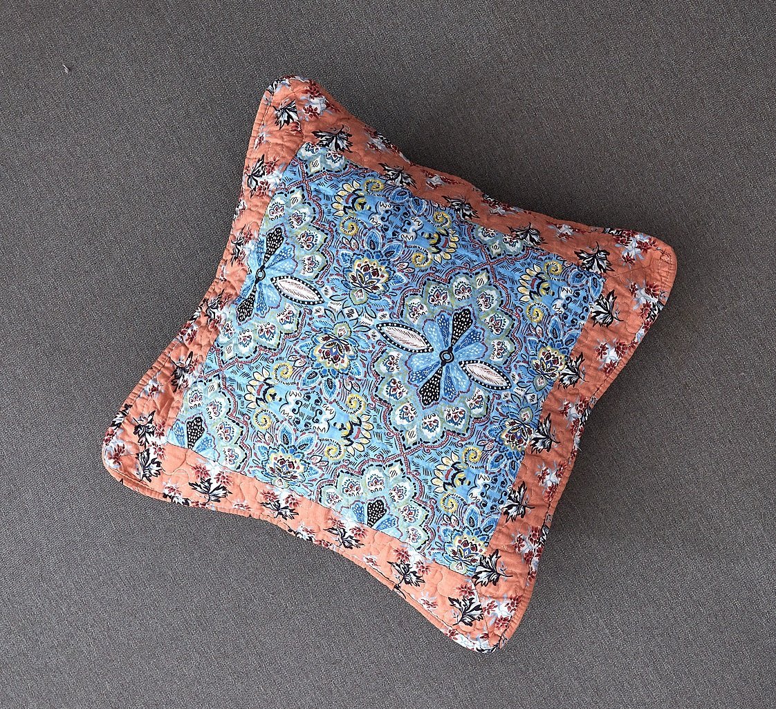 Bohemian Mosaic Paradise Cotton Patchwork Cushion Covers, Set of 2 – view 3