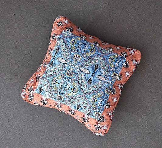 Bohemian Mosaic Paradise Cotton Patchwork Cushion Covers, Set of 2 – view 3