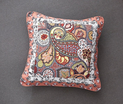 Bohemian Mosaic Paradise Cotton Patchwork Euro Sham, 26 x 26 – view 3