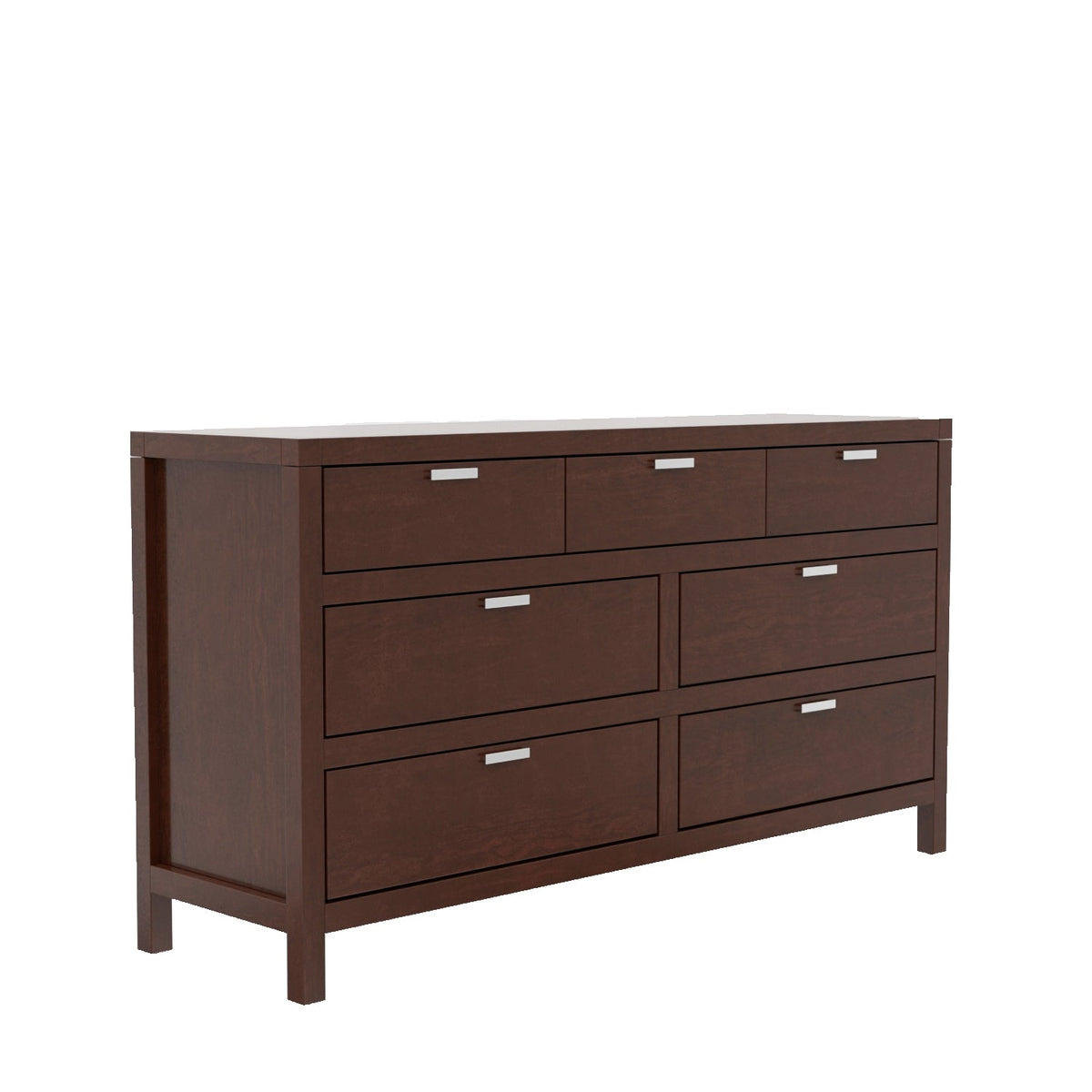 Carmel Contemporary 7-Drawer Dresser with Nickel Handles – view 10