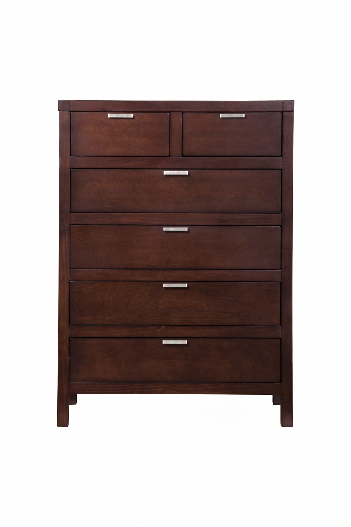 Carmel Contemporary 6-Drawer Chest with Nickel Hardware – view 7