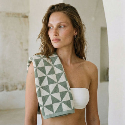 Umbra Australian Cotton Towels with Triangular Print, 600 GSM – view 35