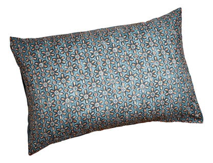 Rustic Palace Lattice Floral Dark Teal Microfiber Pillowcases, Set of 2 – view 4