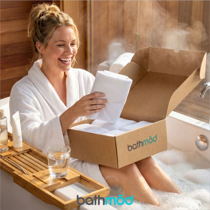 Luxury Organic Turkish Cotton Bath Mats, Four Pack – view 4