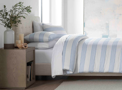 Sateen Cotton Duvet Cover Set - Aspen