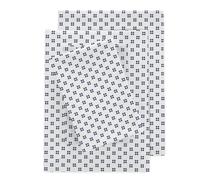 Jack Pattern 100% Cotton Sateen Sheet Set, 300 Thread Count – view 2