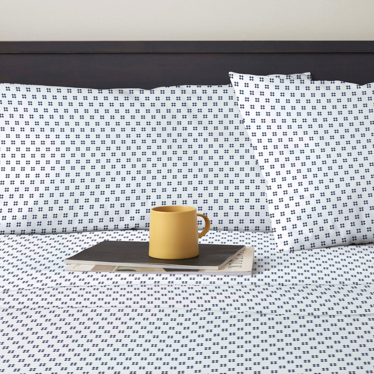 Jack Pattern 100% Cotton Sateen Sheet Set, 300 Thread Count – view 3