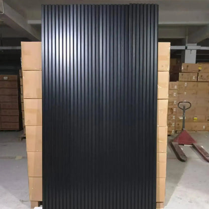 Luxury Black Acoustic Solid Wood Slat Wall Panels, 2 Panels Per Box – view 2
