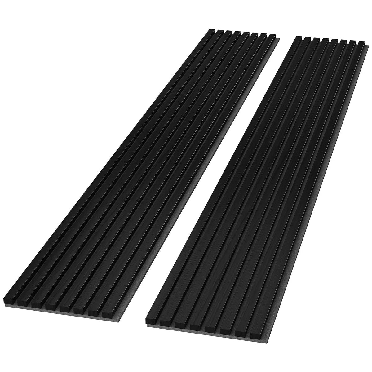 Luxury Black Acoustic Solid Wood Slat Wall Panels, 2 Panels Per Box – view 3