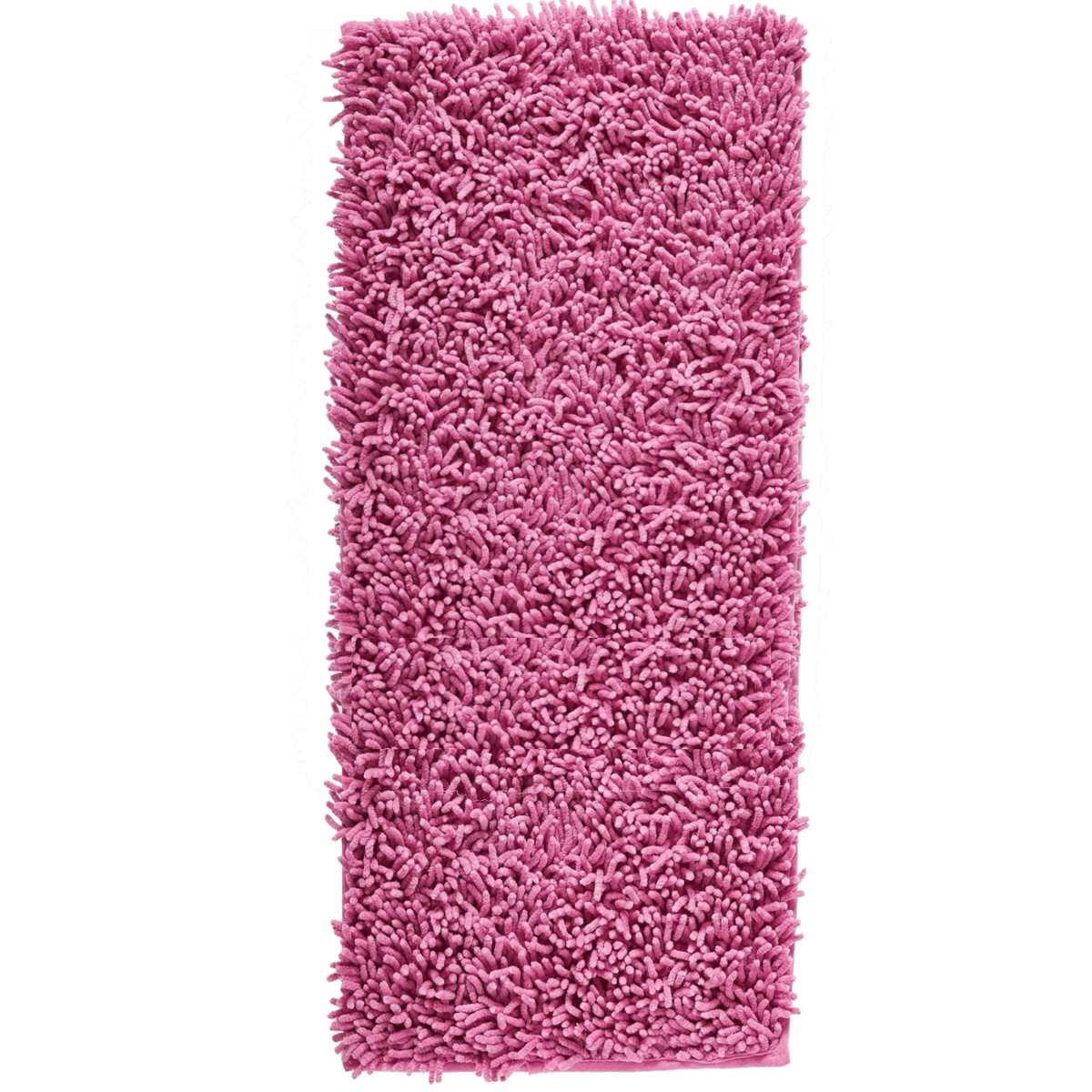 Hot Pink Cotton Chenille Shag Bathroom and Area Rug – view 8