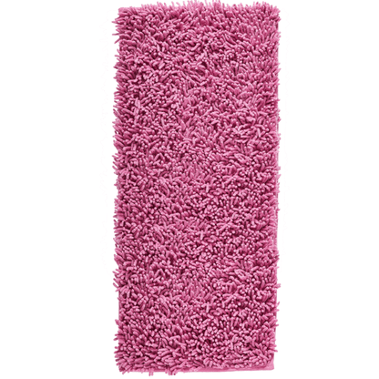 Hot Pink Cotton Chenille Shag Bathroom and Area Rug – view 8