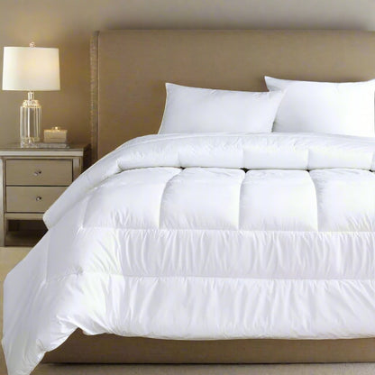 All-Season Down Alternative Comforter with 300 Thread Count Cotton Shell – view 3