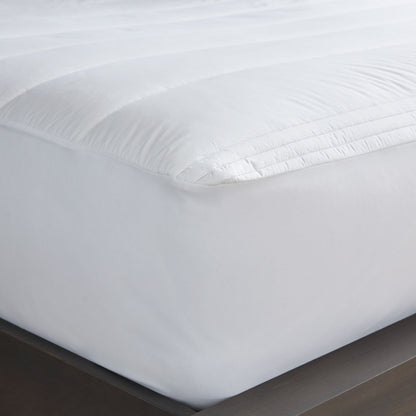 300 Thread Count Cotton Quilted Mattress Pad with Deep Pockets – view 3