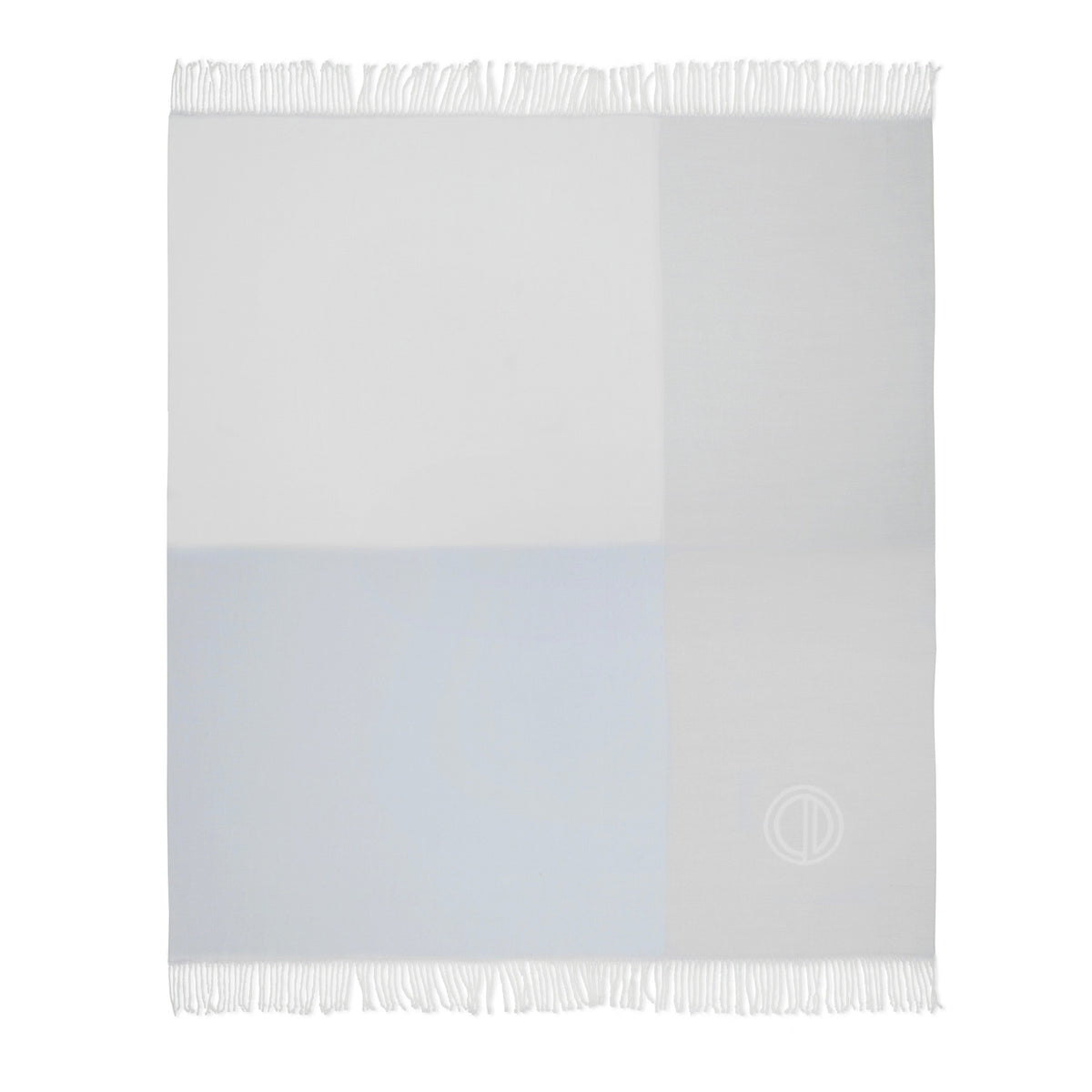 Simone Brushed Acrylic Jacquard Throw with Knotted Fringe – view 2