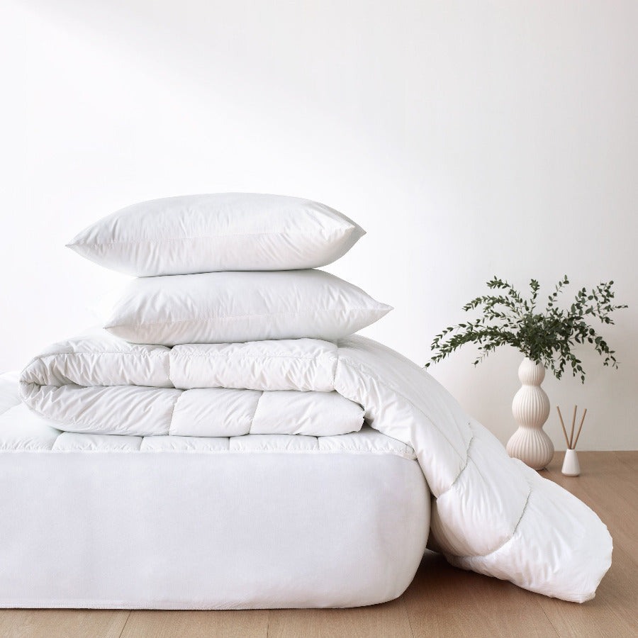All-Season Down Alternative Comforter with 300 Thread Count Cotton Shell – view 4