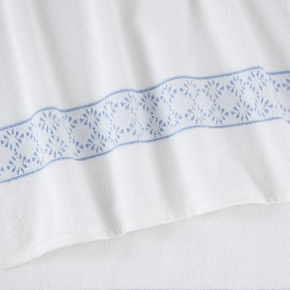 Savoy Supima Cotton Bath Towels with Reversible Jacquard Border – view 2