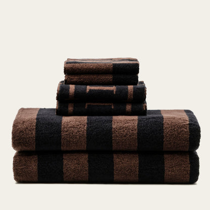 Shadmoor Australian Cotton Towels with Geometric Pattern, 600 GSM – view 41