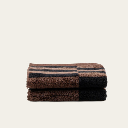 Shadmoor Australian Cotton Towels with Geometric Pattern, 600 GSM – view 44