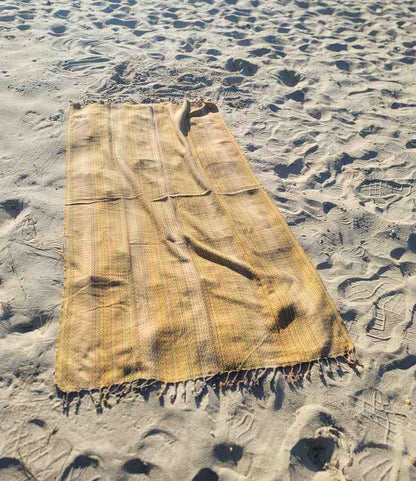 ALA Peshtemal Turkish Cotton Towel, Handwoven 40 x 70 Inch Beach Towel – view 23