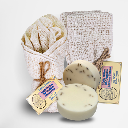 Cotton Kitchen Starter Kit with Dishcloths, Kitchen Towels and Dish Soaps – view 3