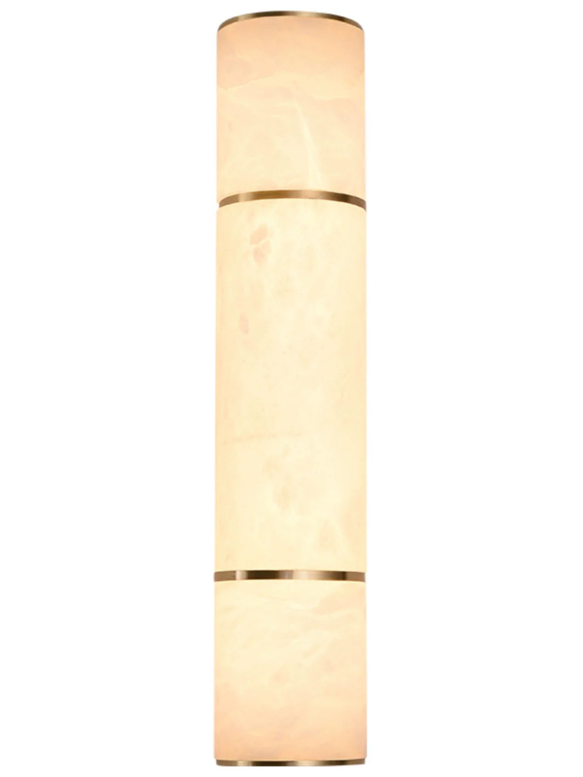 Copper and Marble Modern Wall Sconce with Warm LED Light – view 5