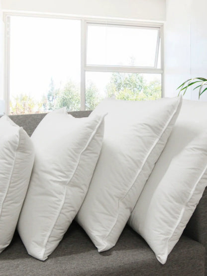 Goose Feather Down Throw Pillow Insert with Cotton Cover – view 2