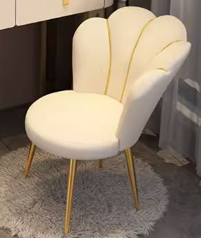 Scandinavian Metal and Flannel Leisure Chair, Accent Seating – view 14