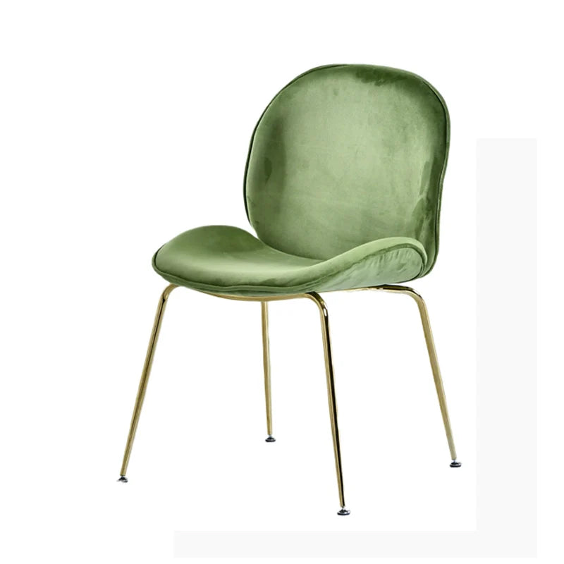 Scandinavian Metal and Flannel Leisure Chair, Accent Seating – view 5