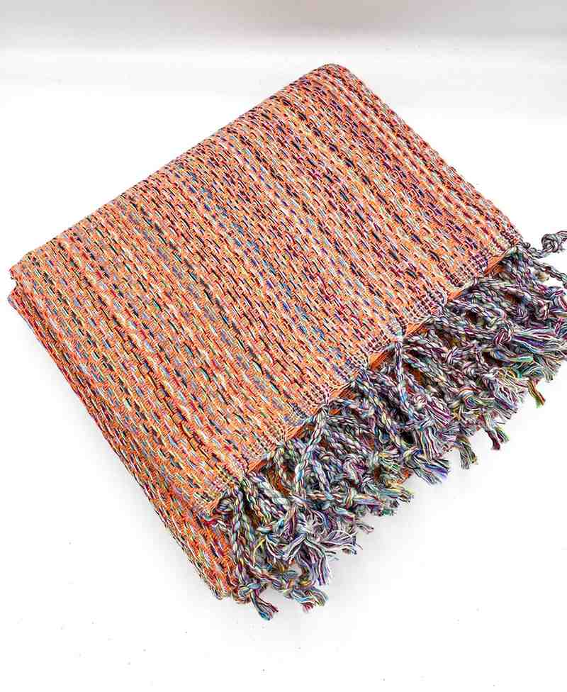 ALA Peshtemal Turkish Cotton Towel, Handwoven 40 x 70 Inch Beach Towel – view 15