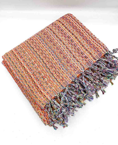 ALA Peshtemal Turkish Cotton Towel, Handwoven 40 x 70 Inch Beach Towel – view 15
