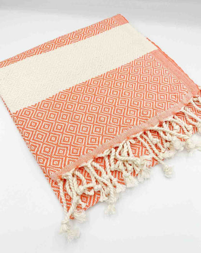 Diamond Weave Cotton Hand Towel, Oversized 16 x 36 Inch Kitchen Towel – view 22