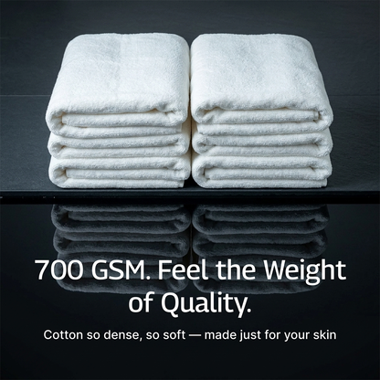 Luxury Organic Cotton Bath Towels, Four Pack, 30 x 56 Inch, GOTS Certified – view 6