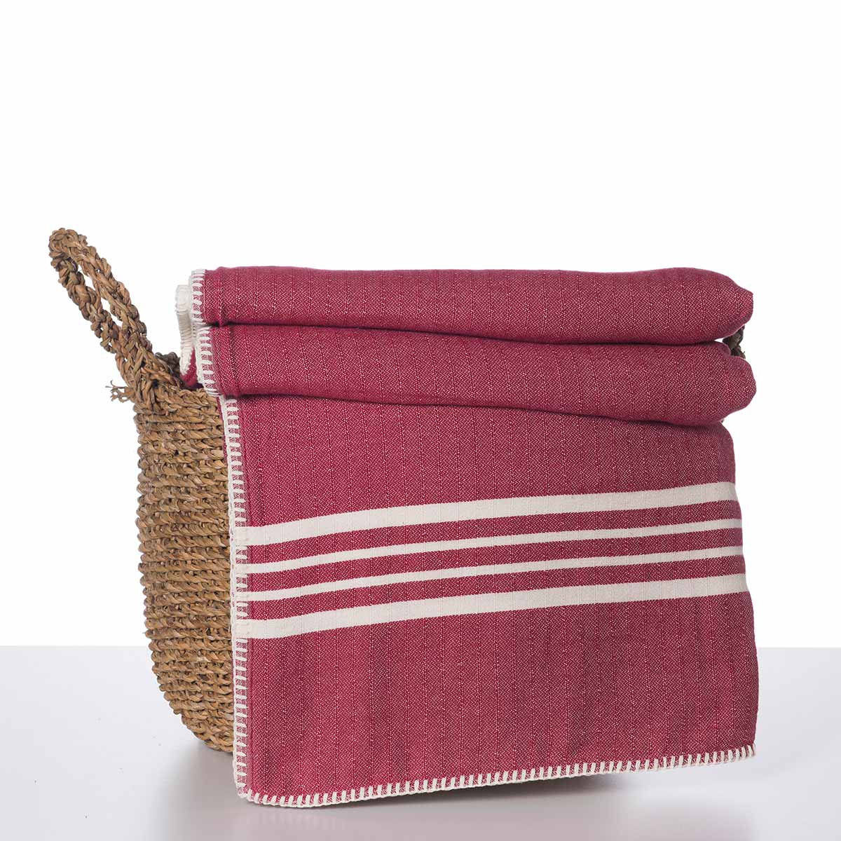 Cotton Double-Sided Farmhouse Throw