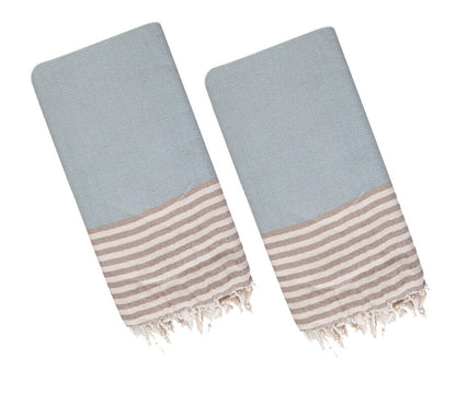 Multi Color Turkish Towel Bundle, Hand Woven and Pre-Washed Cotton – view 16