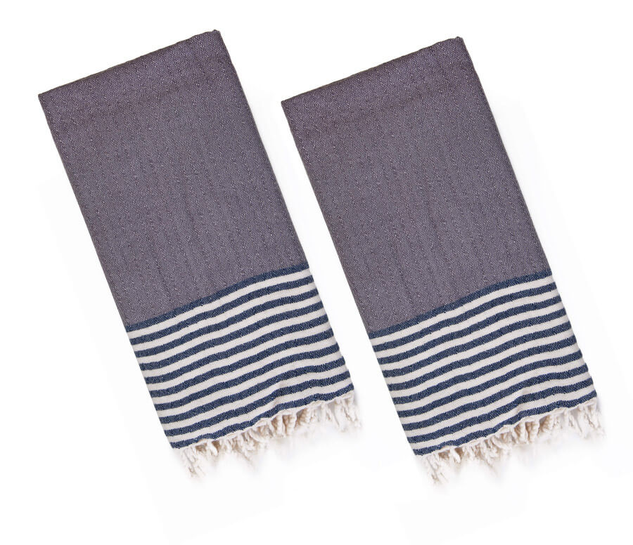 Multi Color Turkish Towel Bundle, Hand Woven and Pre-Washed Cotton – view 8