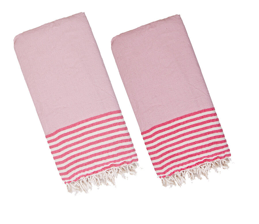 Multi Color Turkish Towel Bundle, Hand Woven and Pre-Washed Cotton – view 24