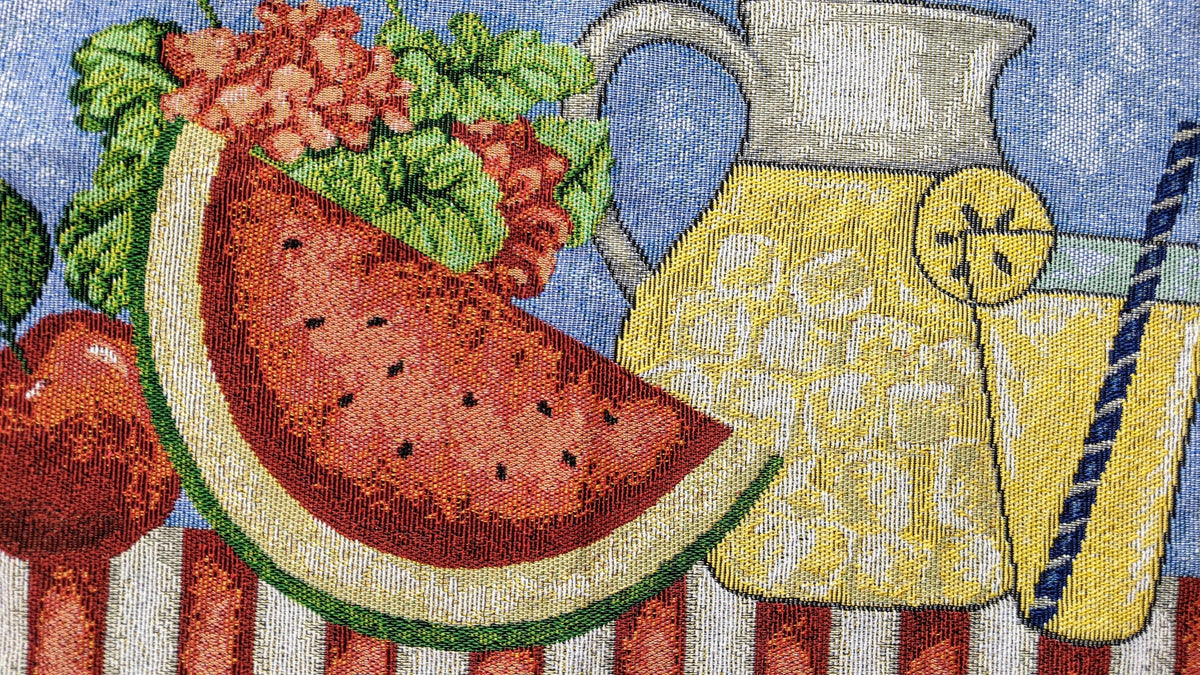 Fruity Drinks Watermelon Lemonade Woven Tapestry Placemat Set – view 8