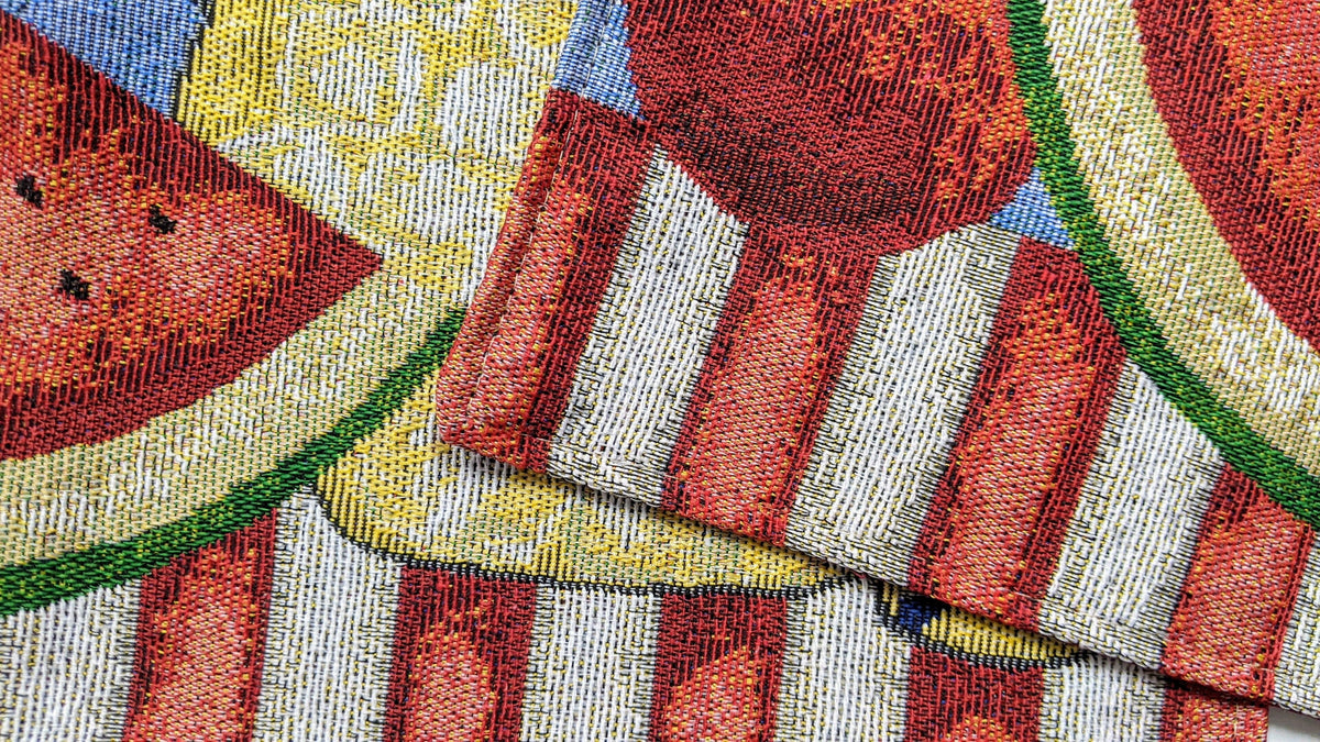 Fruity Drinks Watermelon Lemonade Woven Tapestry Placemat Set – view 4