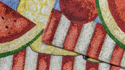 Fruity Drinks Watermelon Lemonade Woven Tapestry Placemat Set – view 4