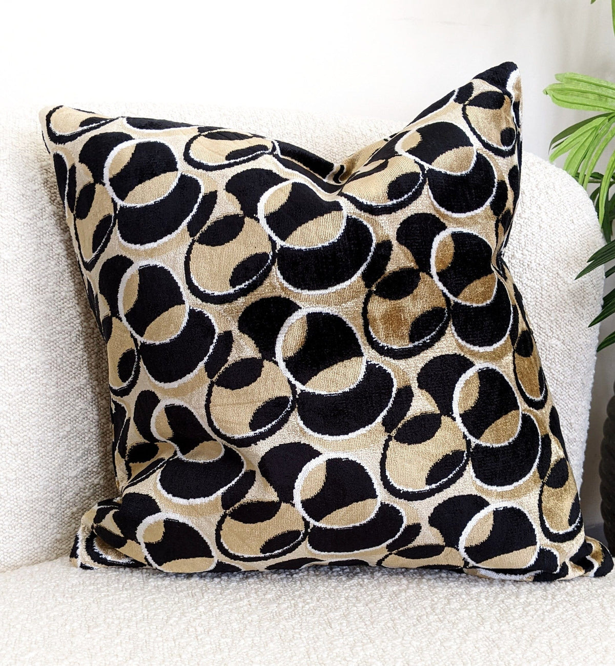 Eternal Eclipse Geometric Throw Pillow Cover, 18 x 18 Inch – view 3