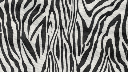 Winter Moon Zebra Print Bed Skirt with Gold Accents, 14-Inch Drop – view 5