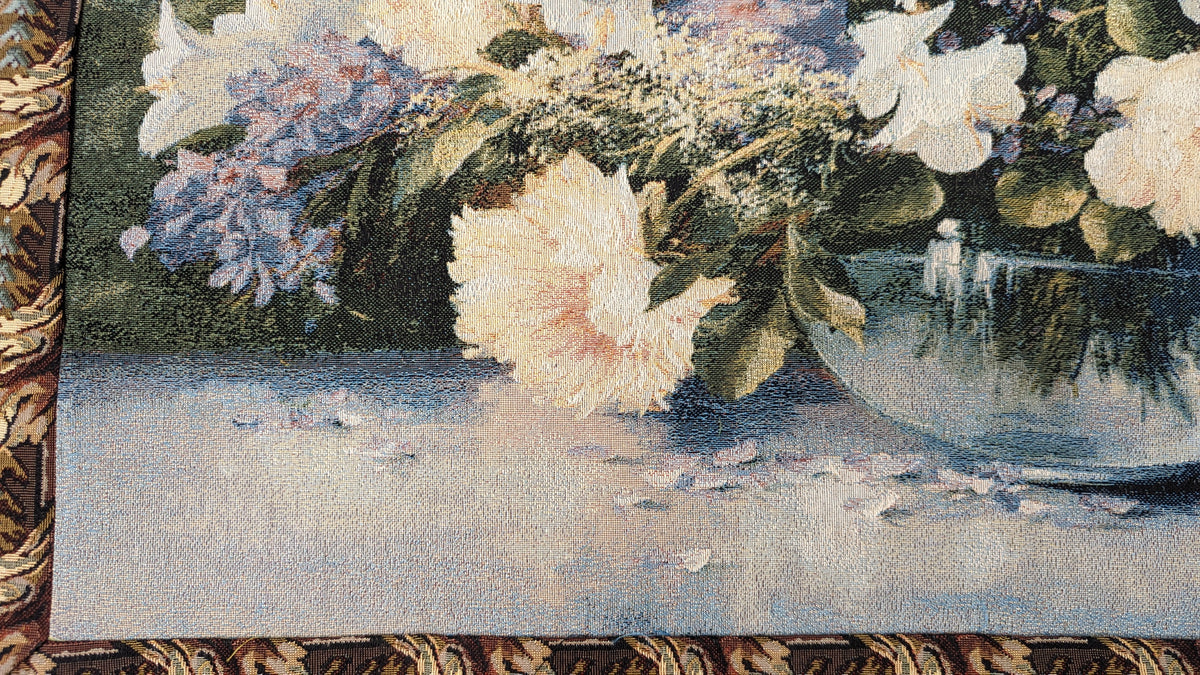 Bouquet of Flowers Lavender Floral Tapestry Wall Hanging, 33 x 24 – view 4